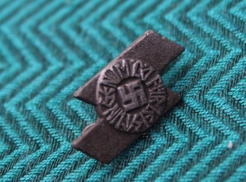 WW2 German HJ Hitler Youth  Miniature Silver Proficiency Badge