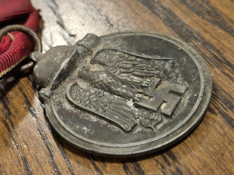 WW2 German Eastern Front Medal looks like was found