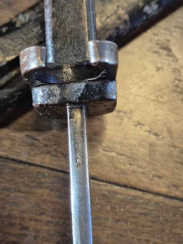 WW1 GERMAN K98 M1916 LAST DITCH ERZATZ BAYONET