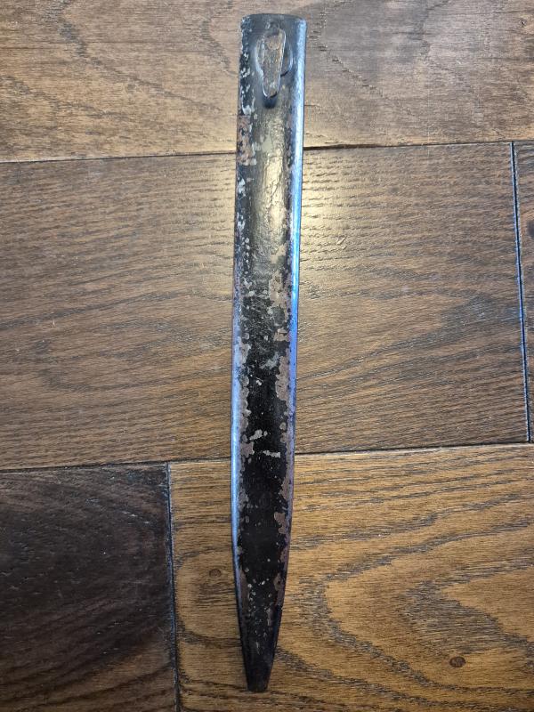 WW1 GERMAN K98 M1916 LAST DITCH ERZATZ BAYONET