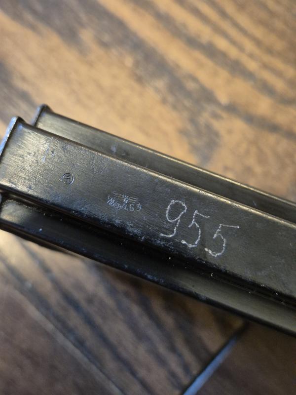 WW2 GERMAN NAZI MARKED ZB26/30 MAGAZINES, VGC