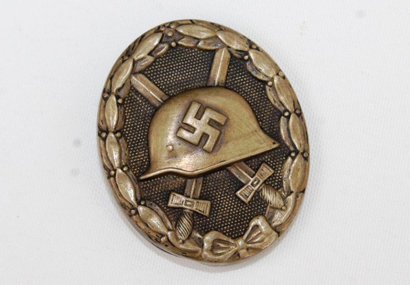 WW2 German The Wound Badge -Verwundetenabzeichen- 3rd class black, NICE