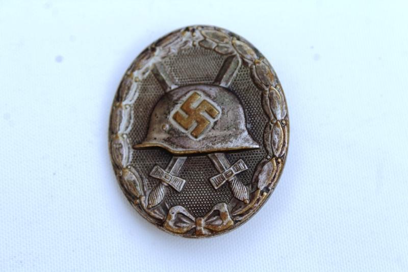 WW2 German The Wound Badge -Verwundetenabzeichen- 2nd class silver, NICE